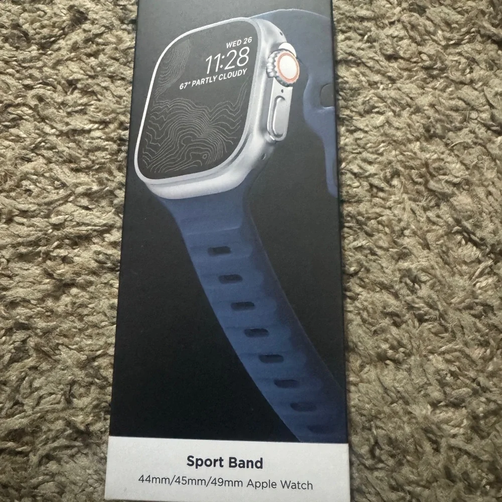 Nomad limited editions Atlantic Blue Sports Band for Apple Watch